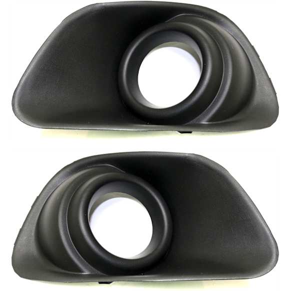 Front, Driver and Passenger Side Fog Light Trims, Primed