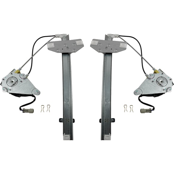 2002 Jeep Liberty - Front, Driver and Passenger Side Power Window Regulator, With Motor, For Models With One-Touch Switch