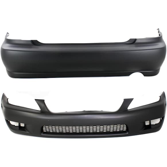 2001-2005 Lexus IS300 - Front and Rear Primed Bumper Cover