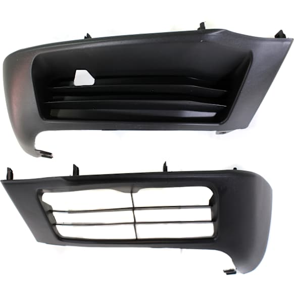 Front, Driver and Passenger Side Bumper End, Primed Plastic
