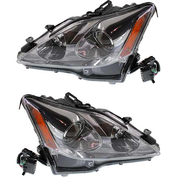 2006 Lexus IS350 - Driver and Passenger Side Halogen Headlight, Without bulb(s), OE Replacement