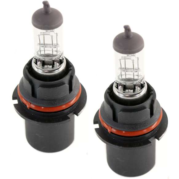 Driver and Passenger Side Halogen HB1/9004 Headlight Bulb High Beam or Low Beam, Set of 2