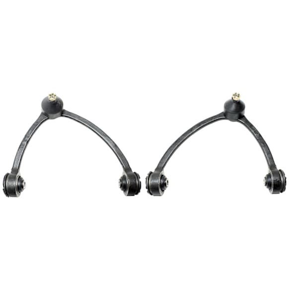 Front, Driver and Passenger Side, Upper Control Arms, With Ball Joints