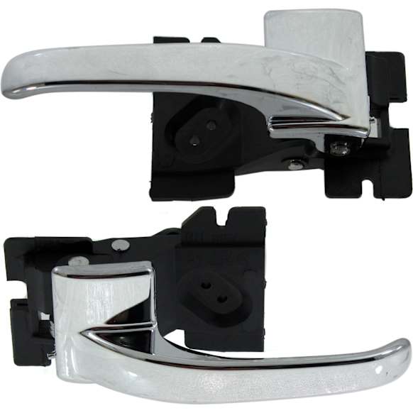 1991 Lincoln Town Car - Front and Rear, Driver and Passenger Side Chrome Interior Door Handle, Without Door Lock Hole