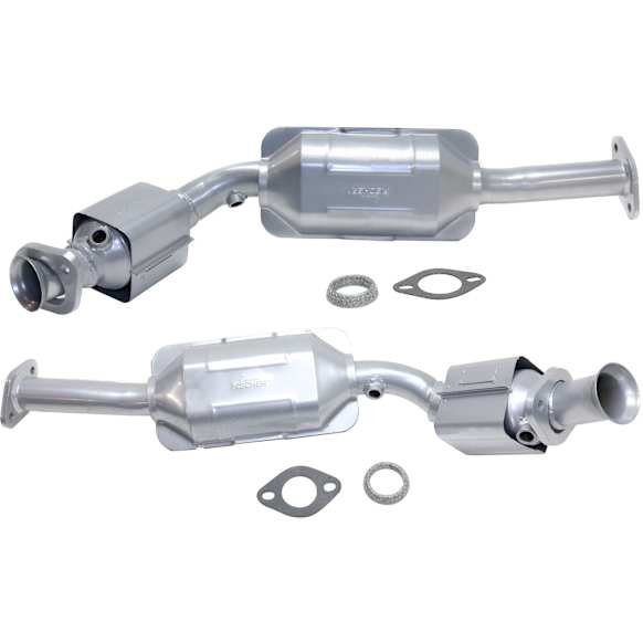 2000 Mercury Grand Marquis - Driver and Passenger Side Catalytic Converter, 4.6L 8Cyl, Federal EPA Standard, 46-State Legal (Cannot ship to CA, CO, NY or ME), With O2 Ports On Each Side Of 1St Cat, Direct Replacement Series