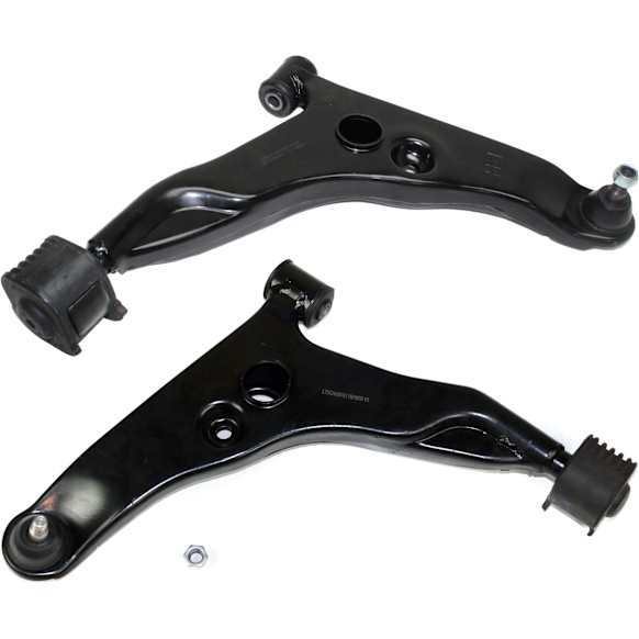 Front, Driver and Passenger Side, Lower Control Arms, With Ball Joints