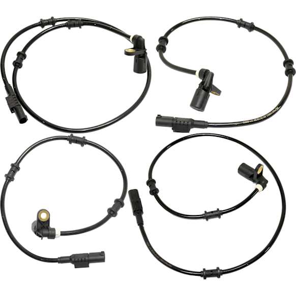 Front and Rear, Driver and Passenger Side ABS Speed Sensors