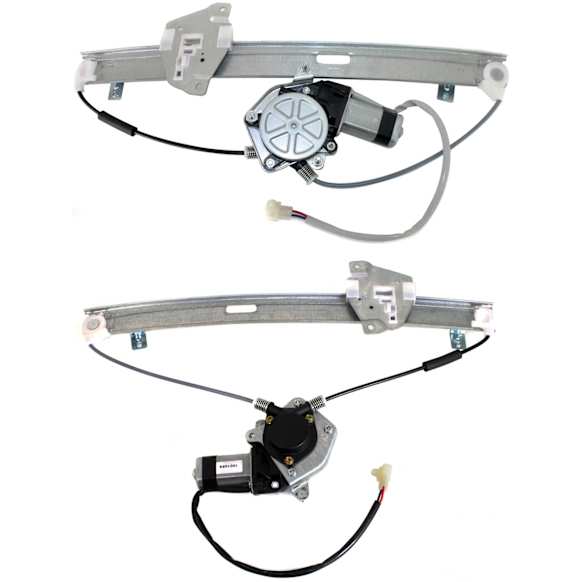 2003 Mitsubishi Galant - Front, Driver and Passenger Side Power Window Regulator, With Motor