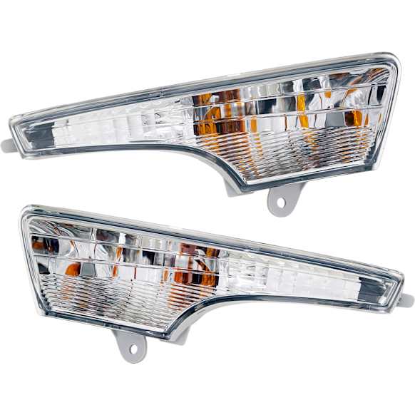 Front, Driver and Passenger Side Turn Signal Light, With bulb(s)