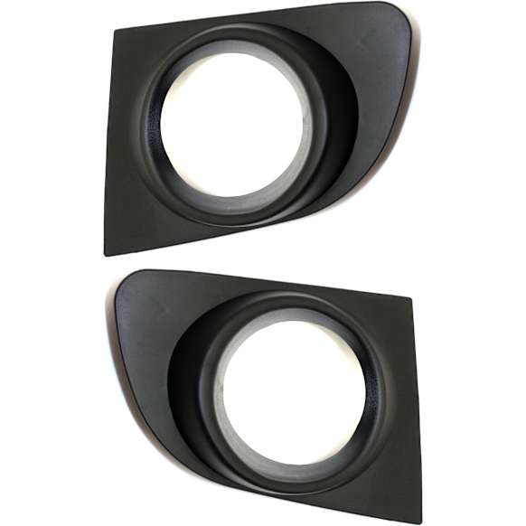 2011 Nissan Sentra - Front, Driver and Passenger Side Fog Light Trim, Textured Black
