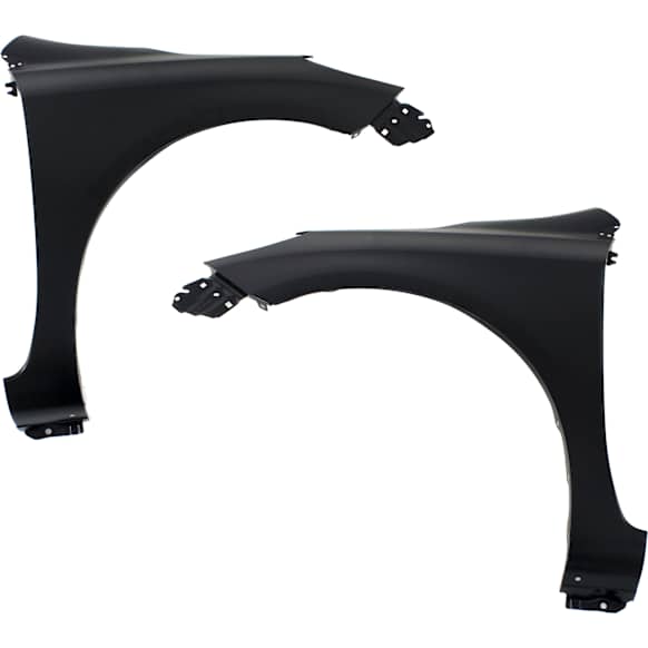 Front, Driver and Passenger Side Fenders, Without turn signal light hole