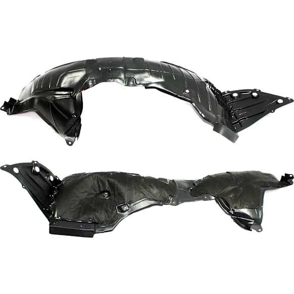 2013 Nissan Altima Base - Front, Driver and Passenger Side Fender Liner, 4-Door, Sedan, Production Date Up To October 2012