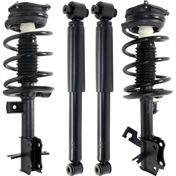 2012 Nissan Sentra - Front and Rear, Driver and Passenger Side Shock and Fully Loaded Strut