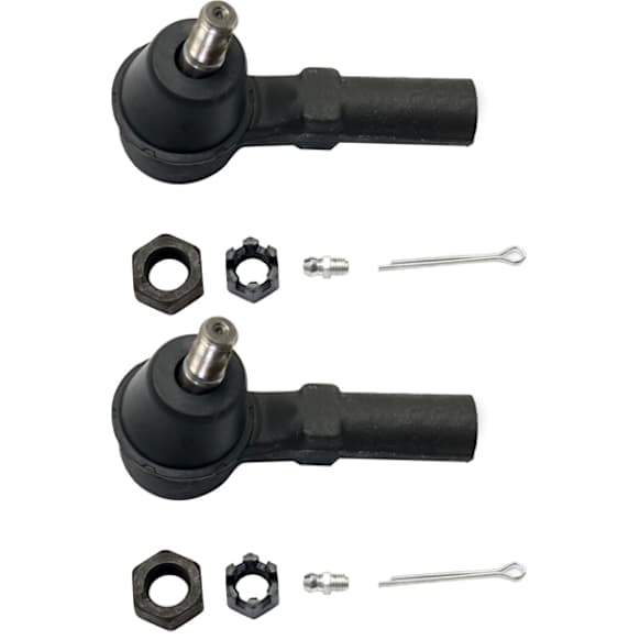 Front, Driver and Passenger Side, Outer Tie Rod Ends