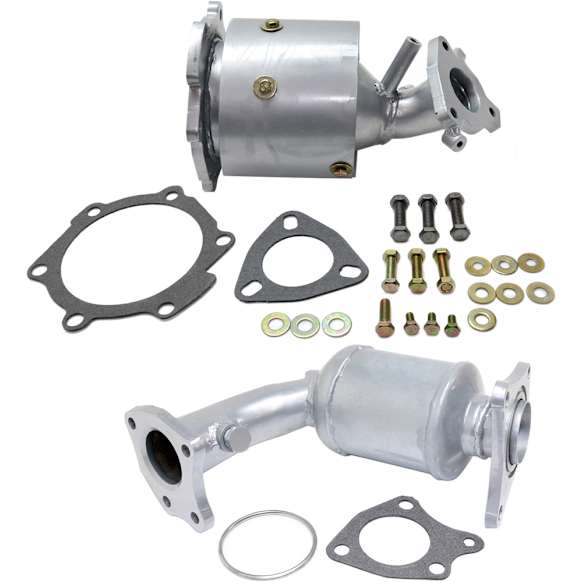 Firewall Side and Radiator Side Catalytic Converters, Federal EPA Standard, 46-State Legal (Cannot ship to CA, CO, NY or ME)