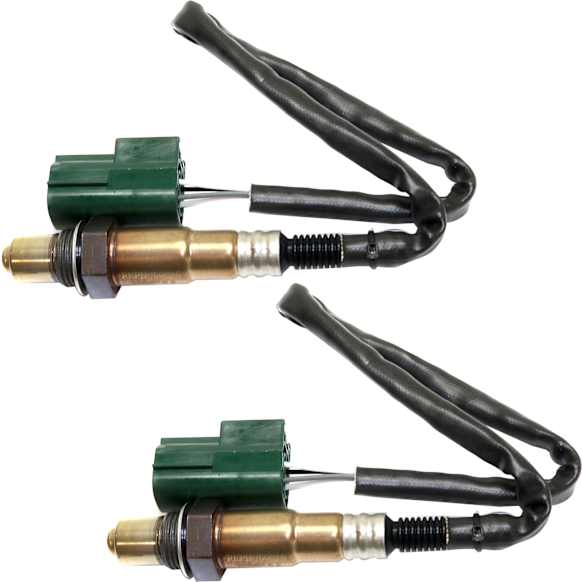 After Catalytic Converter, Driver and Passenger Side Oxygen Sensors 4-wire, Heated