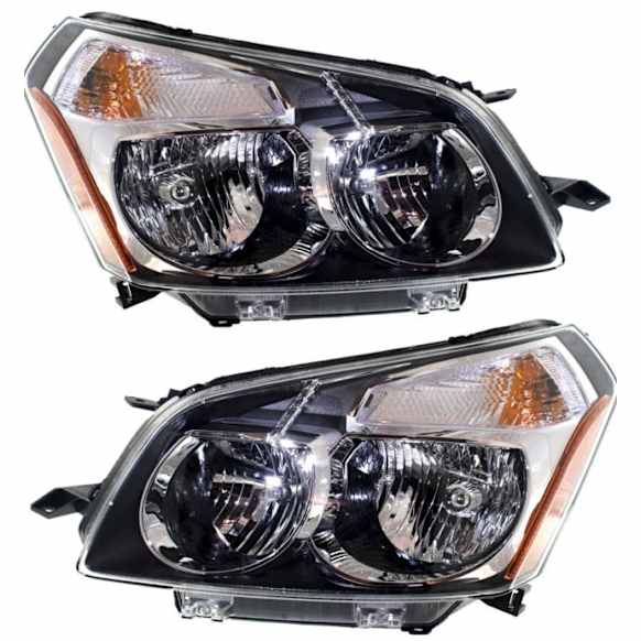 2009 Pontiac Vibe - Driver and Passenger Side Halogen Headlight, With bulb(s), OE Replacement