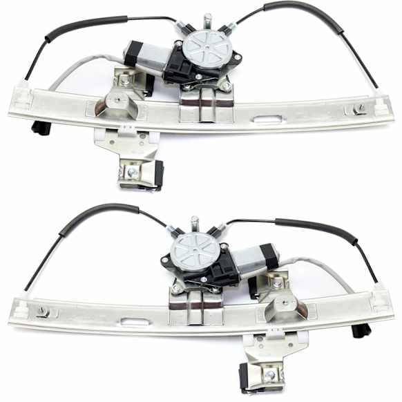 2006 Pontiac Grand Prix - Rear, Driver and Passenger Side Power Window Regulator, With Motor