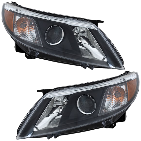 2008 Saab 9-3 - Driver and Passenger Side Halogen Headlight, With bulb(s), OE Replacement, CAPA Certified