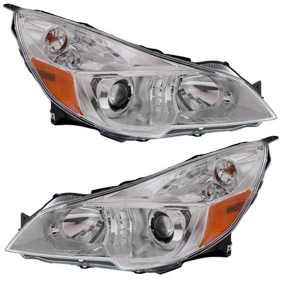 2014 Subaru Outback - Driver and Passenger Side Halogen Headlight, With bulb(s), OE Replacement
