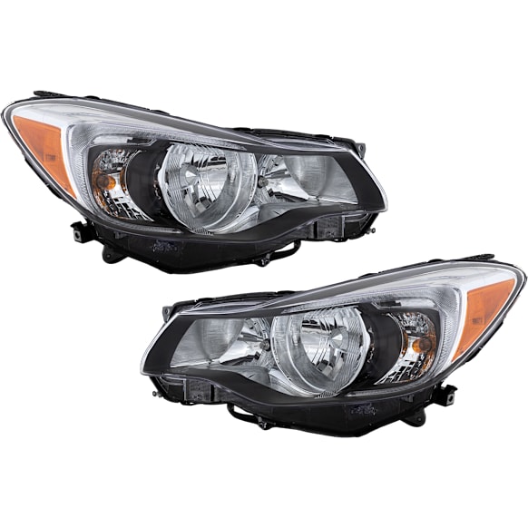 2013 Subaru Impreza - Driver and Passenger Side Halogen Headlight, With bulb(s), OE Replacement, Hatchback