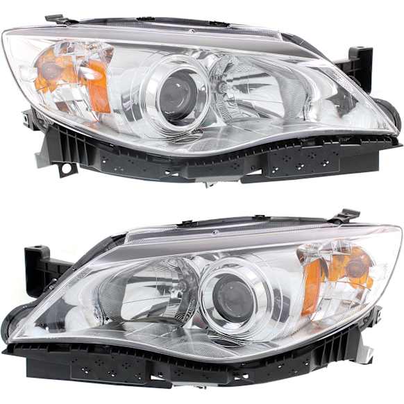 2013 Subaru Impreza - Driver and Passenger Side Halogen Headlight, With bulb(s), OE Replacement, Sedan, CAPA Certified