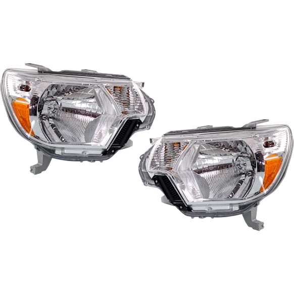 2014 Toyota Tacoma - Driver and Passenger Side Halogen Headlight, With bulb(s), Type 1, OE Replacement