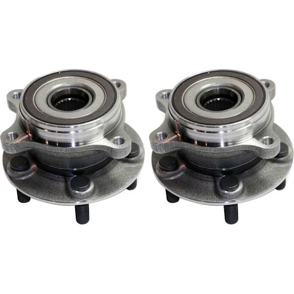 2011 Toyota Prius - Front, Driver and Passenger Side Wheel Hub, 5 Lugs, With Bearing