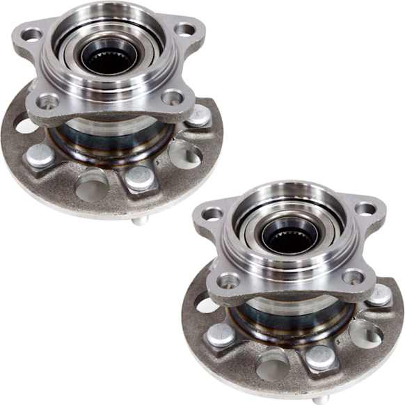 2008 Toyota Highlander - Rear Wheel Hub, AWD, 5 Lugs, With Bearing