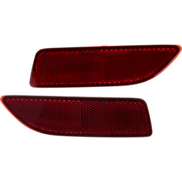 Rear, Driver and Passenger Side Bumper Reflector