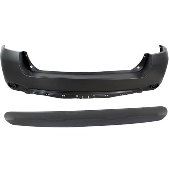 Rear, Upper and Lower Bumper Covers, Primed