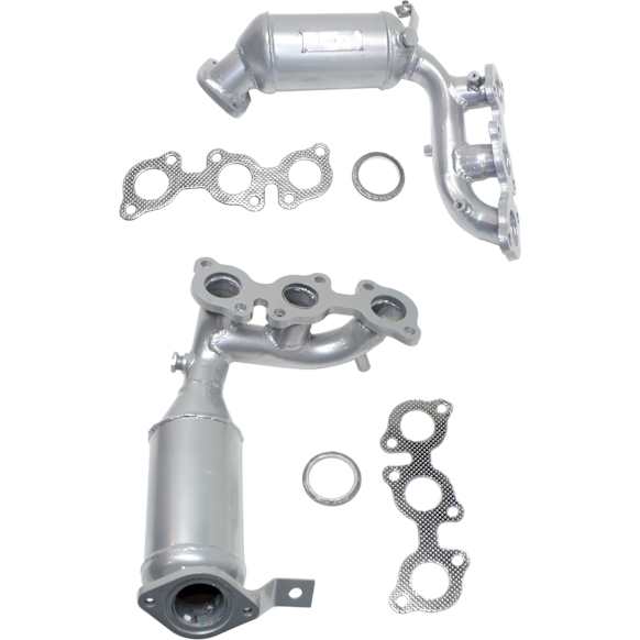 2004-2006 Lexus RX330 - Firewall Side and Radiator Side Catalytic Converters, 3.3L Engine, Federal EPA Standard, 46-State Legal (Cannot ship to CA, CO, NY or ME)