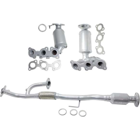 2006 Lexus ES330 - Front and Rear, Driver and Passenger Side Catalytic Converter, 3.3L 6Cyl, Federal EPA Standard, 46-State Legal (Cannot ship to CA, CO, NY or ME), Radiator Side, Direct Replacement Series