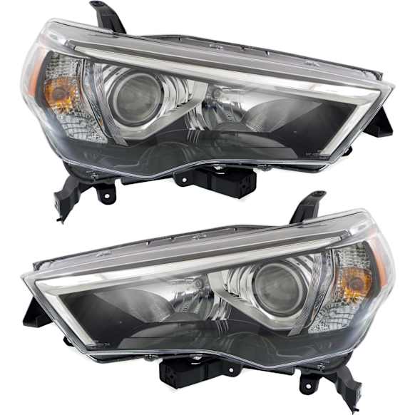 2018 Toyota 4Runner - Driver and Passenger Side Halogen Headlight, With bulb(s), OE Replacement