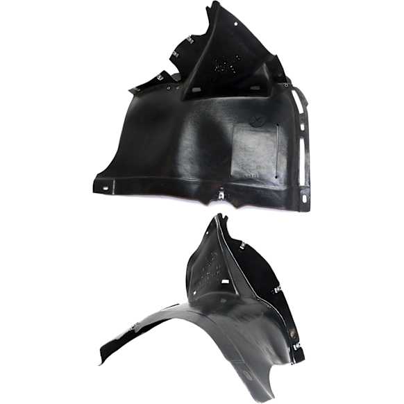 2015-2017 Volkswagen Golf Sportwagen - Front, Driver and Passenger Side, Front Section, Fender Liner