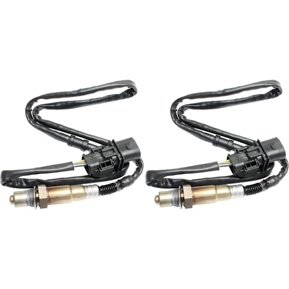 Before Catalytic Converter, Driver and Passenger Side Oxygen Sensors, 5-wire, Wideband sensor