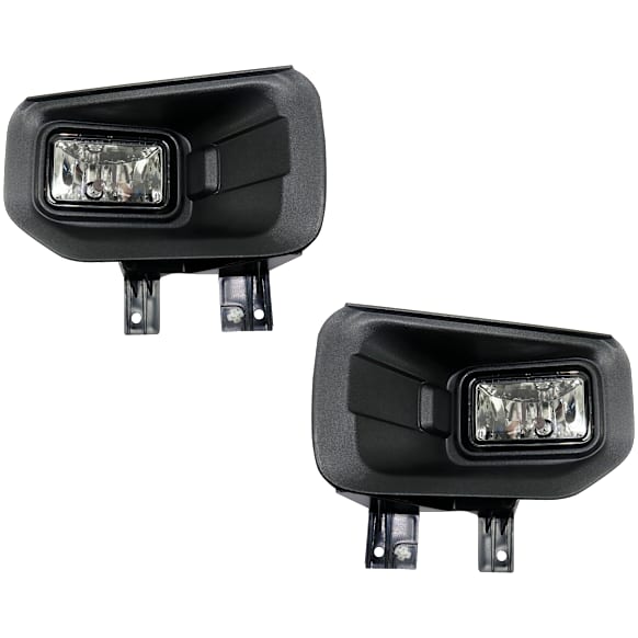 Front, Driver and Passenger Side LED Fog Light, With bulb(s), CAPA Certified