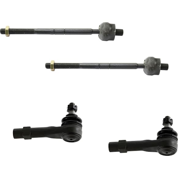 Front, Driver and Passenger Side, Inner and Outer Tie Rod Ends
