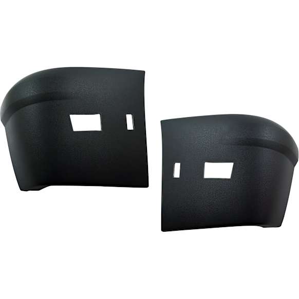 2013 Ford Transit Connect XL - Rear, Driver and Passenger Side Bumper End, Textured, Plastic