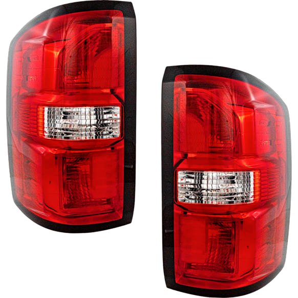 Driver and Passenger Side Halogen Tail Light, With bulb(s), OE Replacement,, CAPA Certified