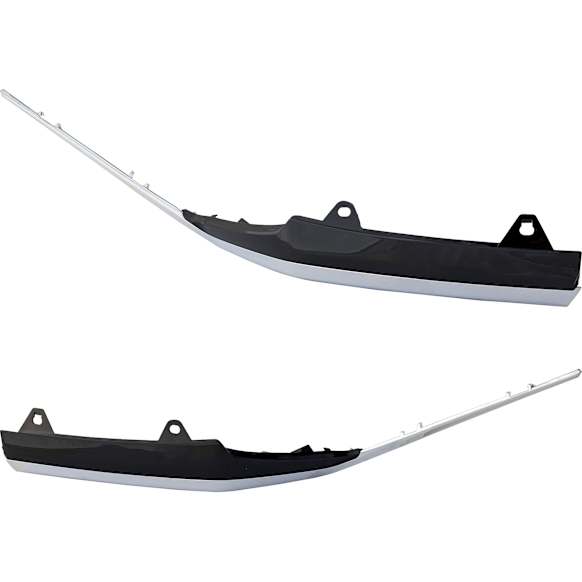 Grille Trim, Driver and Passenger Side, Painted Black