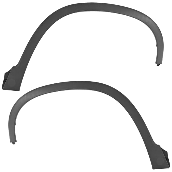 Fender Flares - Front, Driver and Passenger Side, Textured Black, CAPA CERTIFIED