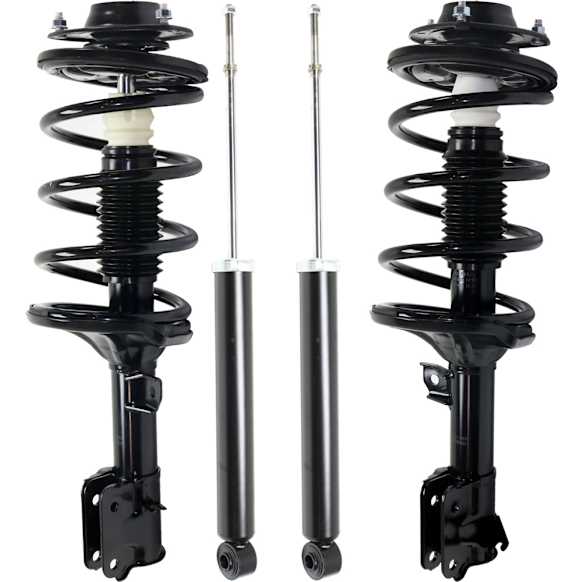 2004 Hyundai Santa Fe - Front and Rear, Driver and Passenger Side Shock and Fully Loaded Strut