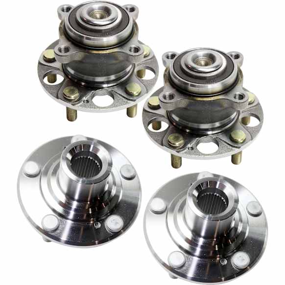 2012 Honda Accord LX - Front and Rear, Driver and Passenger Side Wheel Hub, FWD, 5 Lugs