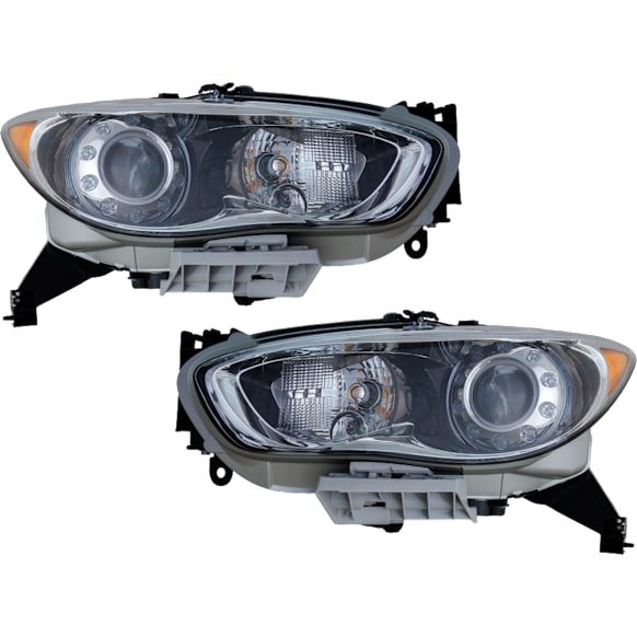 2013 Infiniti JX35 - Driver and Passenger Side HID/Xenon Headlight, Without bulb(s), OE Replacement