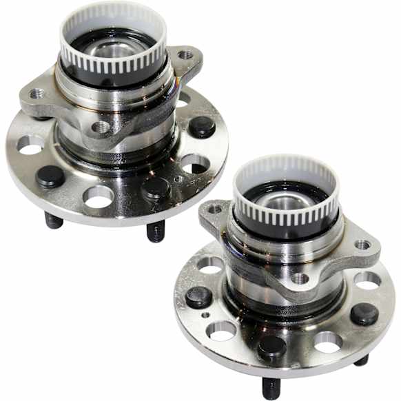 2013 Hyundai Sonata - Rear, Driver and Passenger Side Wheel Hub, FWD, 5 Lugs, With Bearing