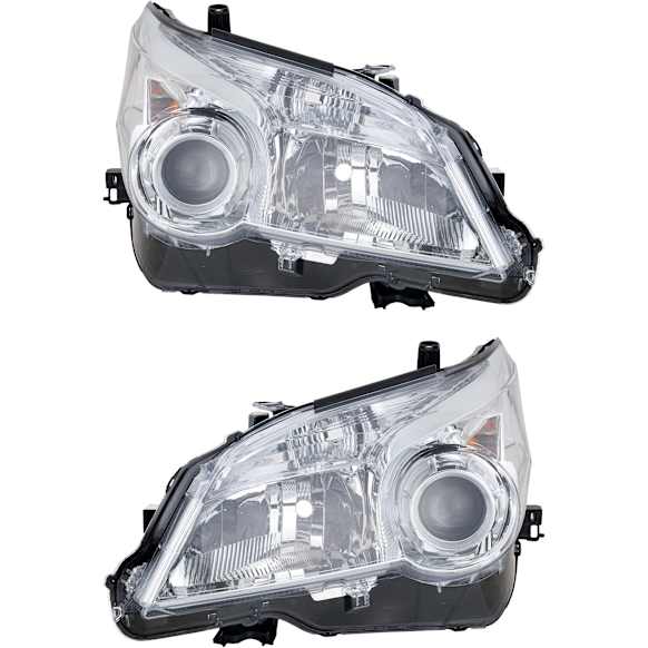 2012 Lexus GX460 - Driver and Passenger Side Halogen Headlight, Without bulb(s), OE Replacement