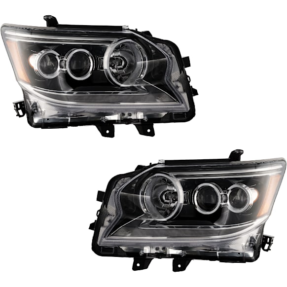 2016 Lexus GX460 - Driver and Passenger Side LED Headlight, With bulb(s), OE Replacement