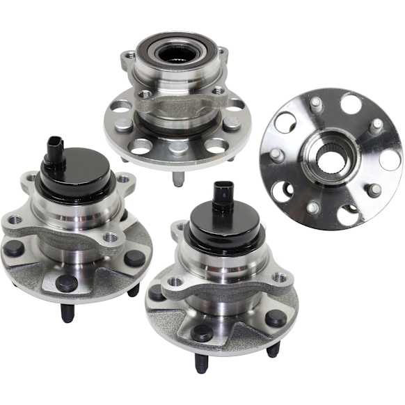 2006 Lexus GS300 - Front and Rear Wheel Hub, RWD, 5 Lugs, With Bearing, With Sensor