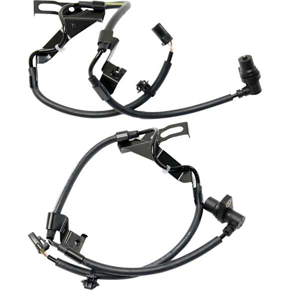 Front, Driver and Passenger Side ABS Speed Sensor Set of 2